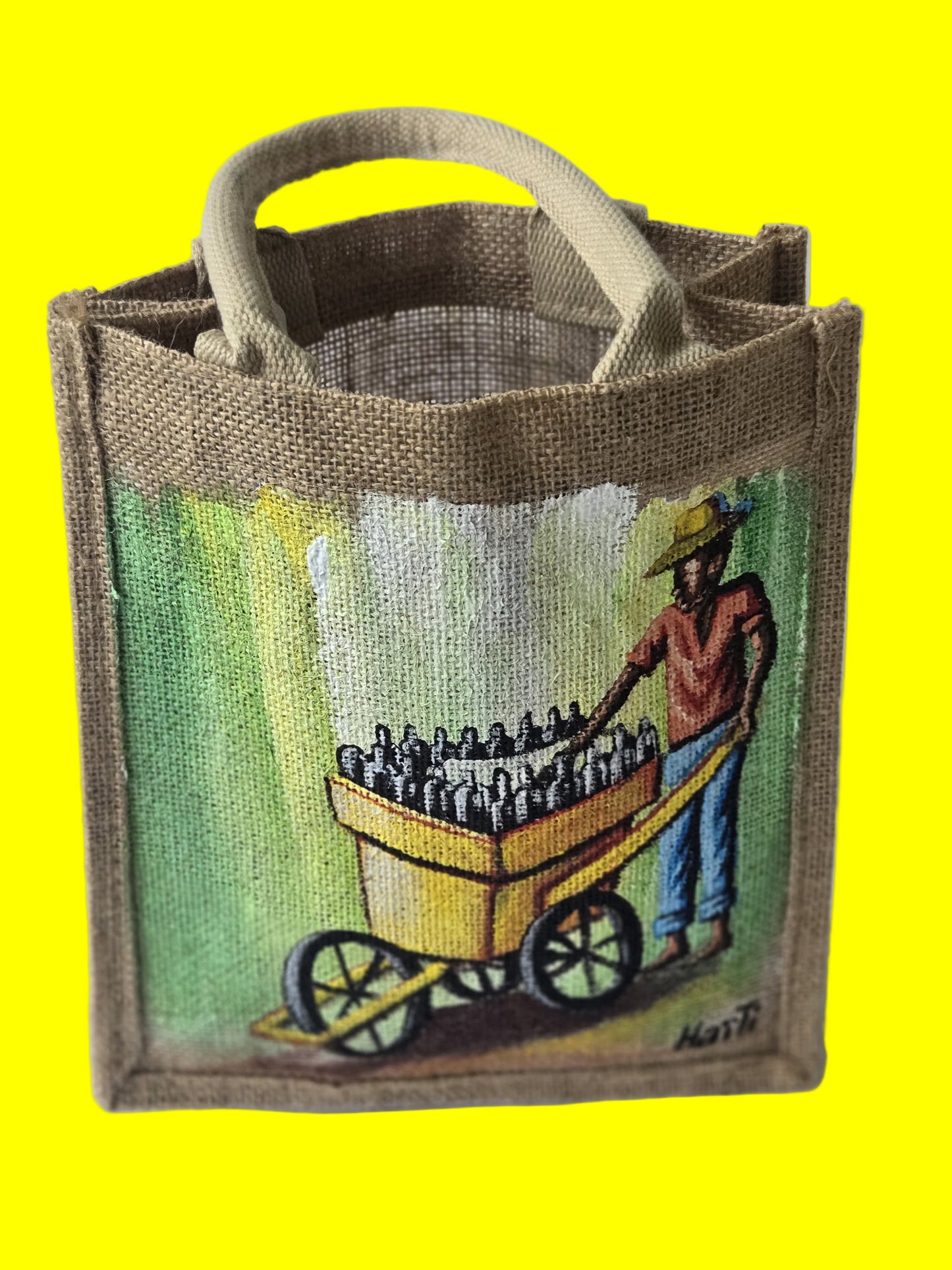 Hand Painted Tote Bag