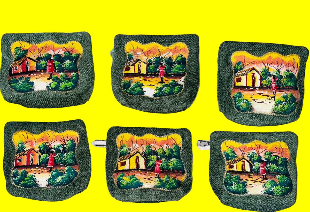 Hand Painted Coin Purse