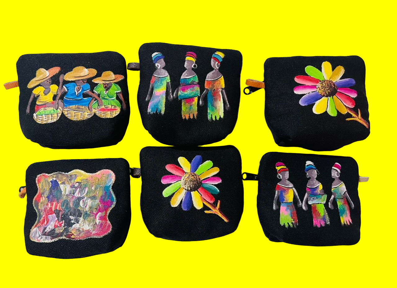 Hand Painted Coin Purse