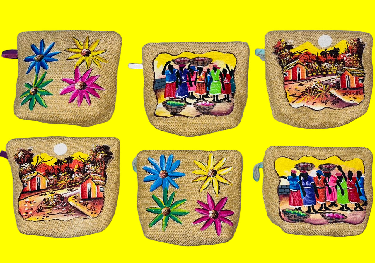 Hand Painted Coin Purse