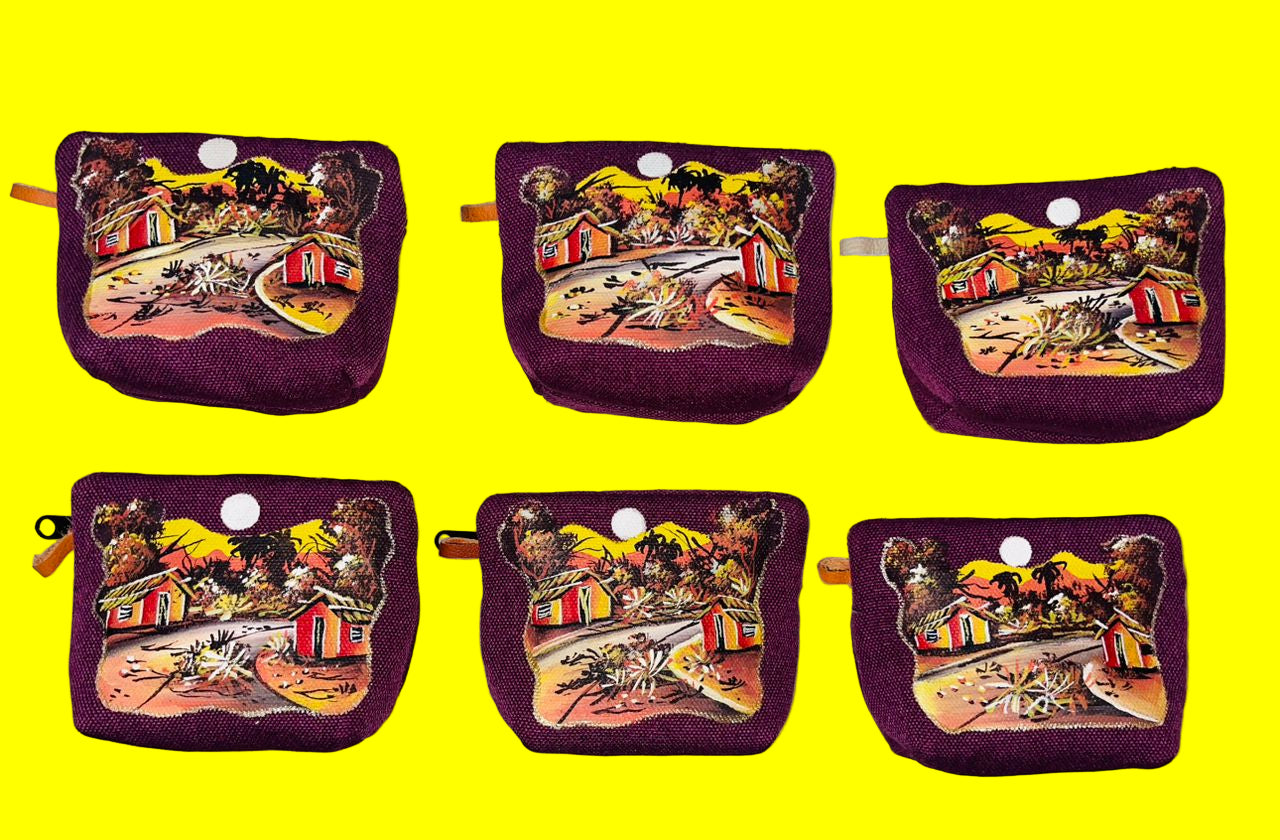 Hand Painted Coin Purse