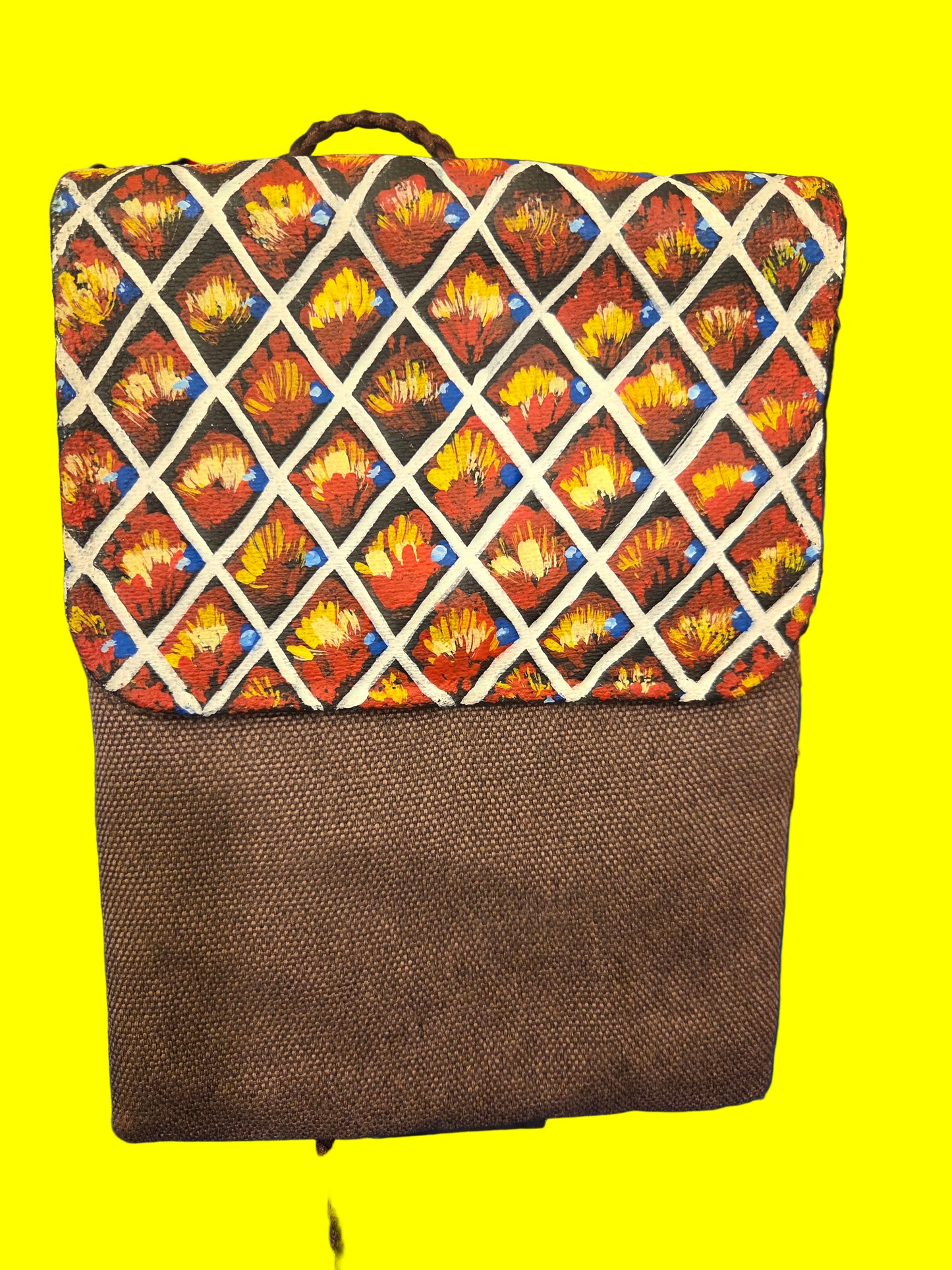 Hand Painted Crossbody Bag
