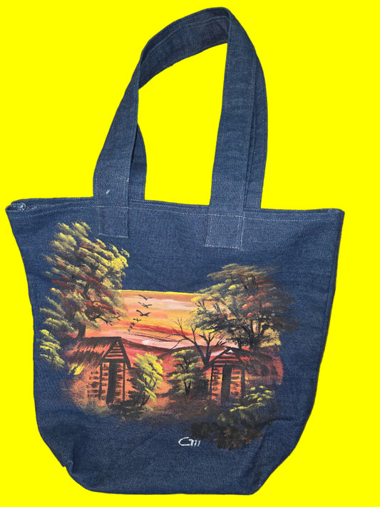 Hand Painted Tote bag