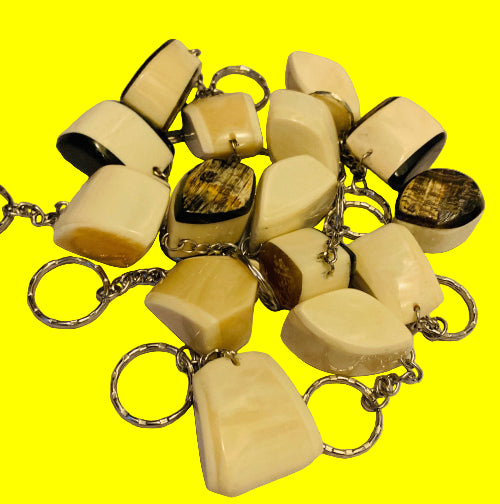 Keychains (Horn and Beaded Multicolor)