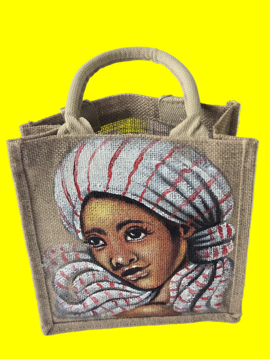 Hand Painted Tote Bag