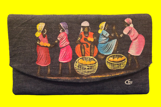 Hand Painted Clutch