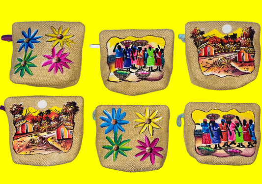 Hand Painted Coin Purse