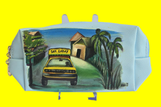 Hand Painted Makeup Bag