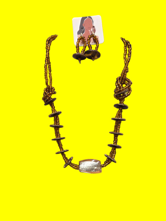 Beads Necklace & Earring set